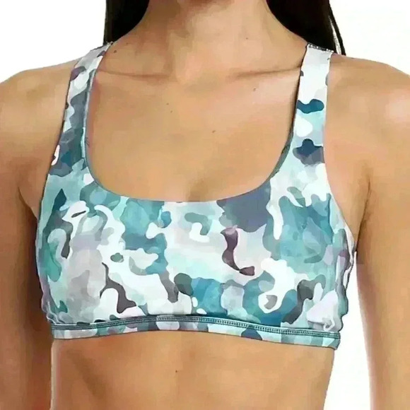 NWT SPANX® PRINTED LOW IMPACT SPORTS BRA Sz M - Picture 1 of 5